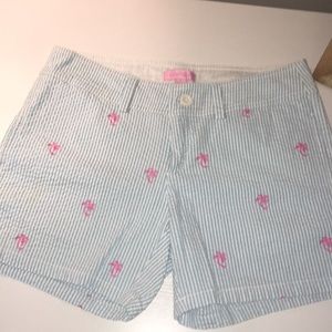 Lilly Pulitzer Seersucker Palm Shorts